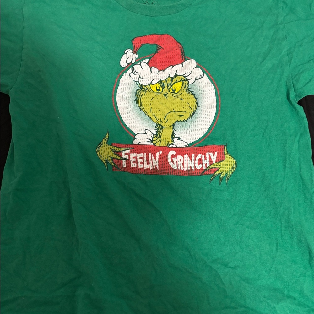 Green Grinch Kids T-Shirt
